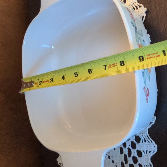 Vintage Corning Ware Abundance Pattern 2 Quart Casserole Dish with Lid - Picture 7 of 8